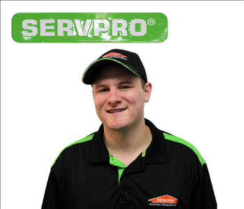 Austin Bucko is a male SERVPRO employee in downtown Fort Worth