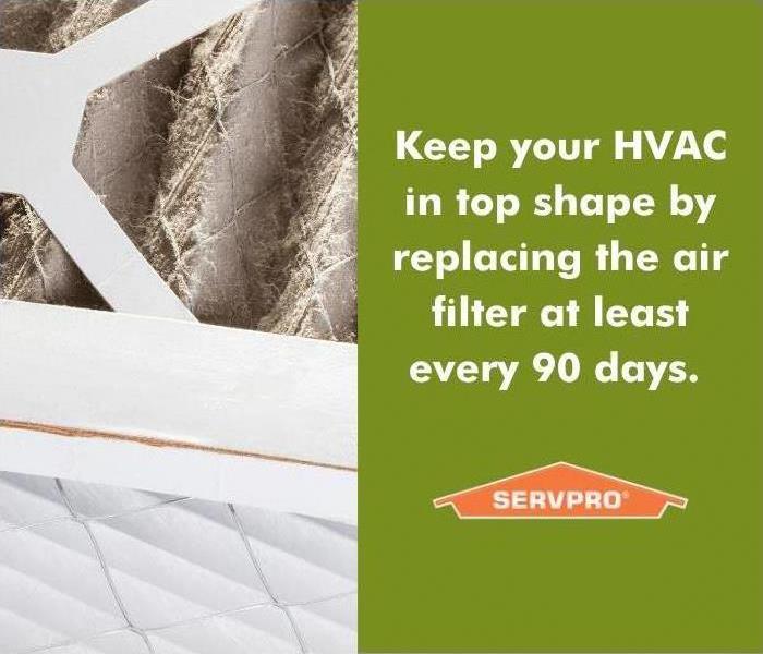 Need your HVAC system cleaned? Call SERVPRO of East Ft. Worth today!